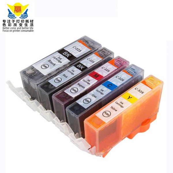 海外輸入 インボイス ink cli526 pgi525 color 5 Compatible cartridge Canon for プリンタアクセサリ